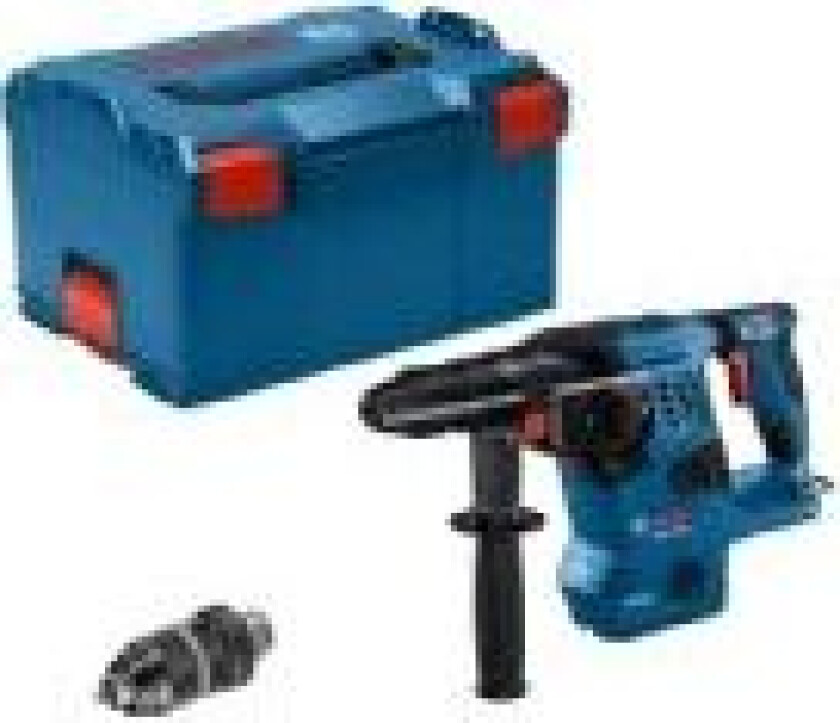 GBH 18V-28 CF PROFESSIONAL, SDS Plus, Svart, Blå, Röd, Borstlös motor, 2,8 cm, 3,3 J, 4220 BPM - Uten batteri og opplader