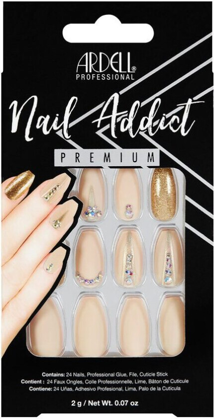 Ardell Nail Addict Nude Jeweled