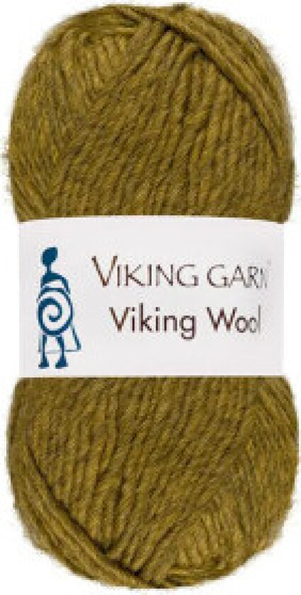 Viking Garn Ull Gul Grønn 544