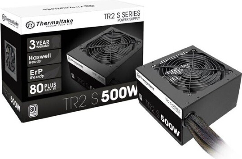 TR2 S 500W Strømforsyning (PSU) - 500 Watt - 120 mm - 80 Plus White sertifisert