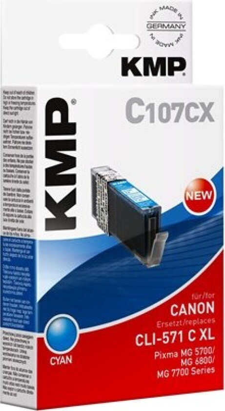 C107CX - Blekkpatron Blå