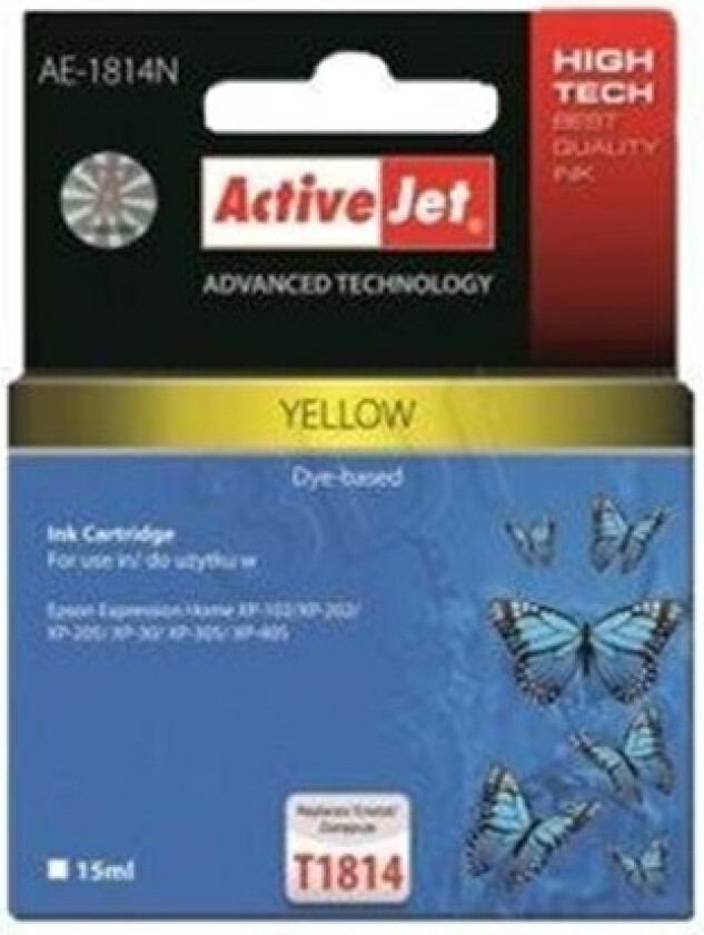 AE-1814N Supreme version - Blekkpatron Yellow