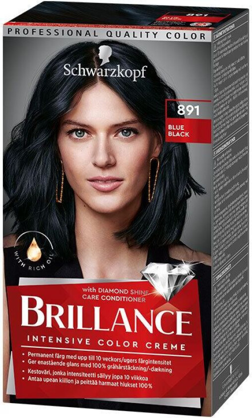 Brillance Hårfarge 891 Blue Black