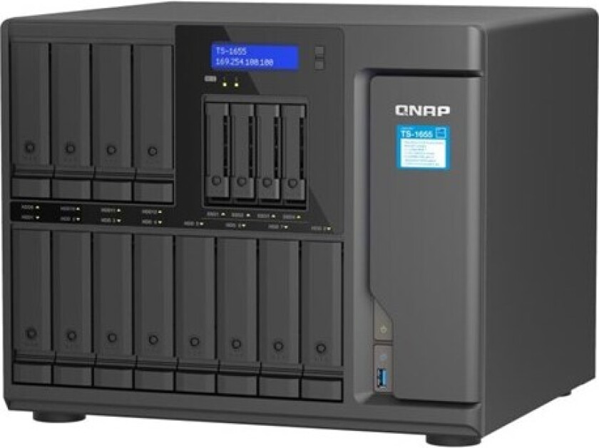 Bilde av Qnap Ts-1655-8g 16-bay Desktop Nas Atom C5125 8gb 0tb Nas-server