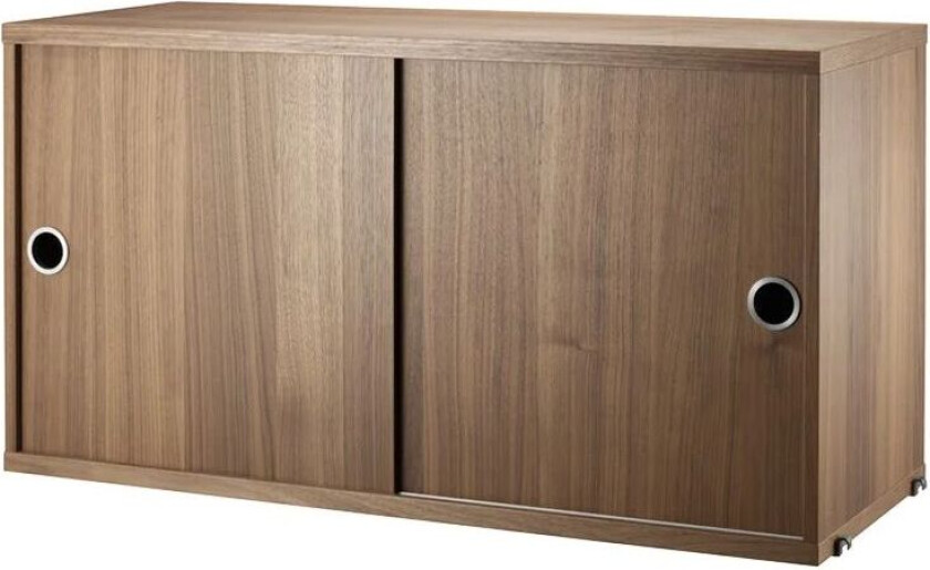 Skap 78 x 30 cm Valnøtt