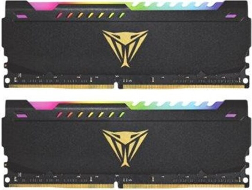 Viper Steel RGB - DDR4 - kit - 32 GB: 2 x 16 GB - DIMM 288-pin - 3600 MHz / PC4-28800 - unbuffered