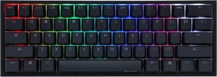 One 2 Mini RGB - Tastatur - Tysk - Svart