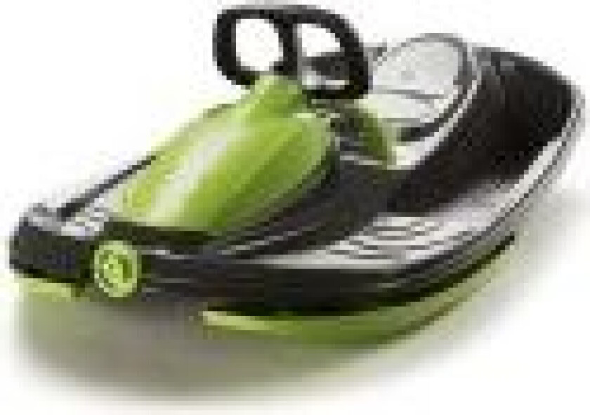 Bob Racer Pulka med Ratt , Grön/Svart Stratos