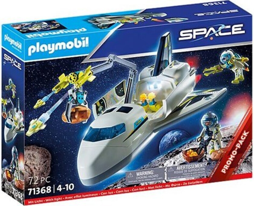 Playmobil Space Shuttle På Mission Playmobil Byggesett Space 71368