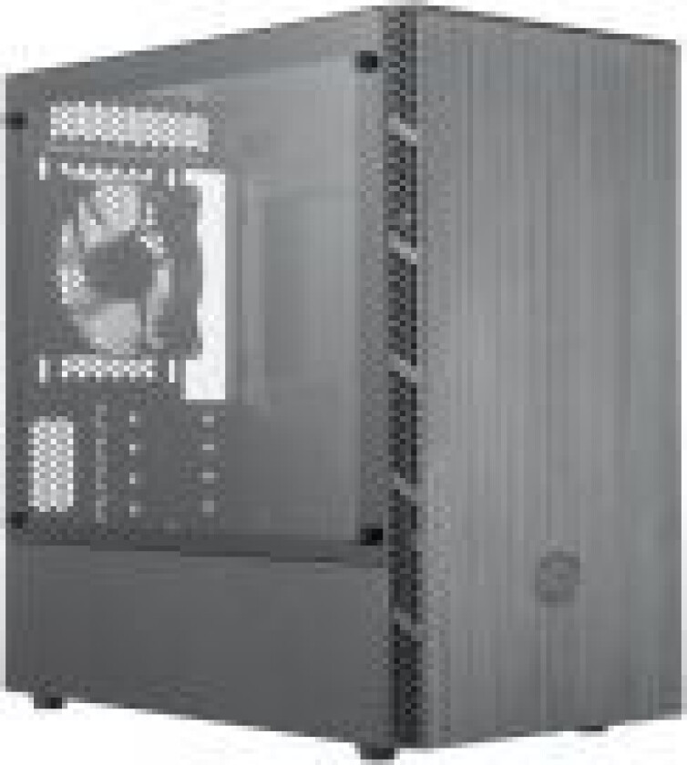 MasterBox MB400L - Mini Tower - Micro ATX/Mini ITX - ingen strømforsyning (ATX) - svart - USB/lyd