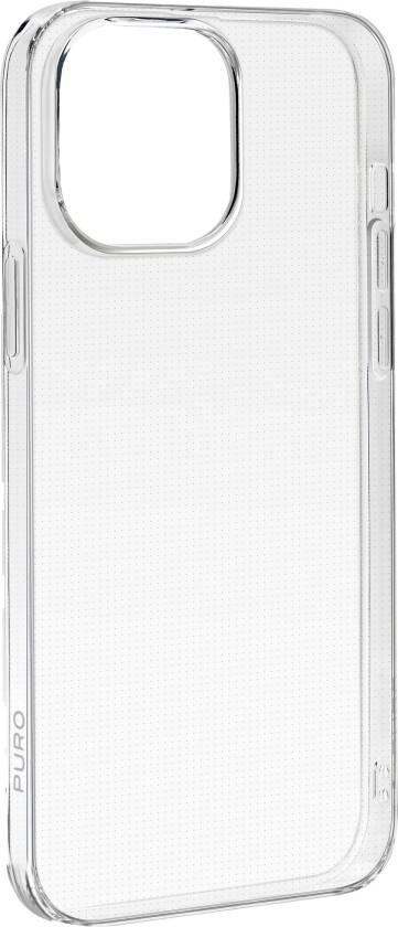 iPhone 15 Pro Max "NUDE" Ultra Slim Plast Bakdeksel 0.3mm - Gjennomsiktig