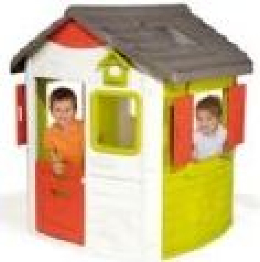 Neo Jura Lodge, Trehus, 2 år, 2 dører, Grønn, Grå, Rød, Hvit