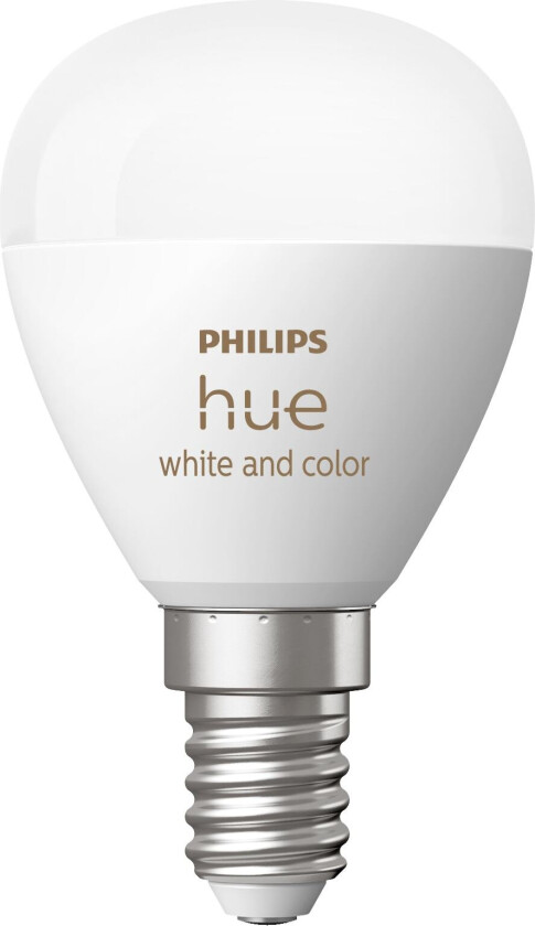 Bilde av Hue P45 E14 lyspære 5,1W 2200-6500K Hue White Color Ambiance