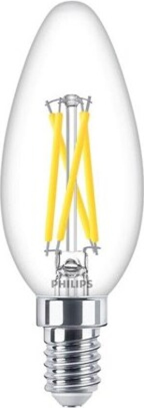 LED-lyspære Classic Candle 2,5W/922-927 (25W) Clear WarmGlow Dimmable E14