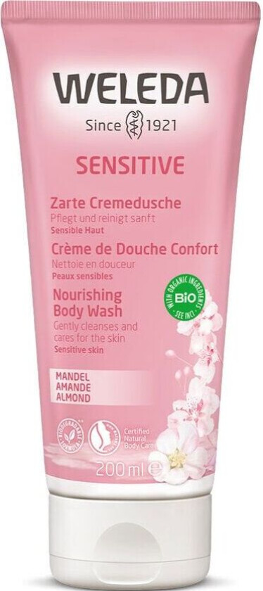 Almond Sensitive Skin Body Wash, 200 ml Bad- & Dusjkrem