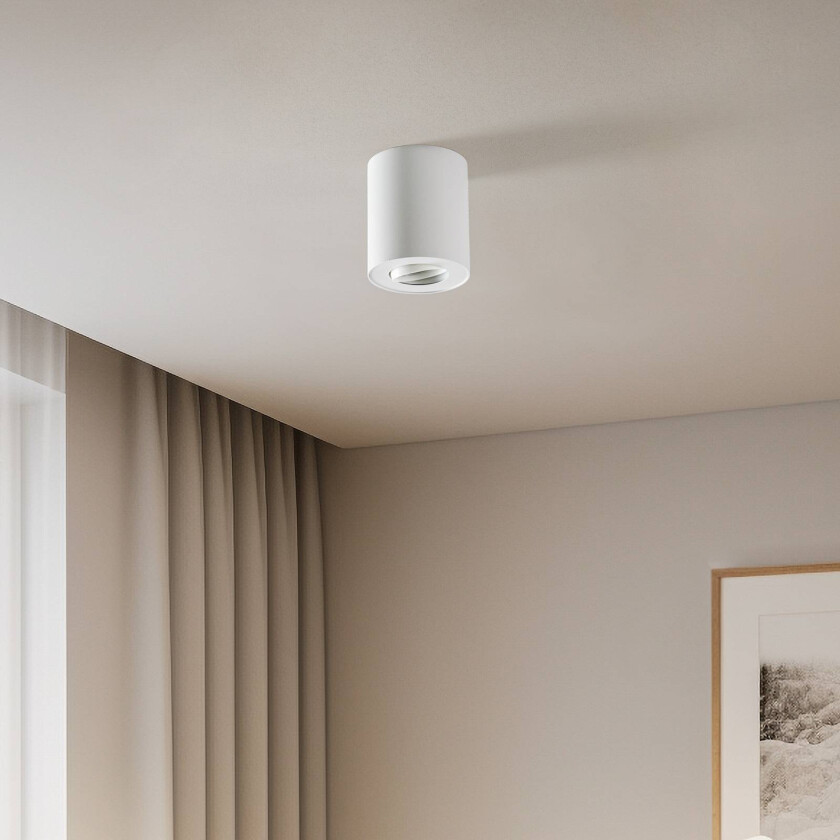 Takspot Set, justerbar, hvit