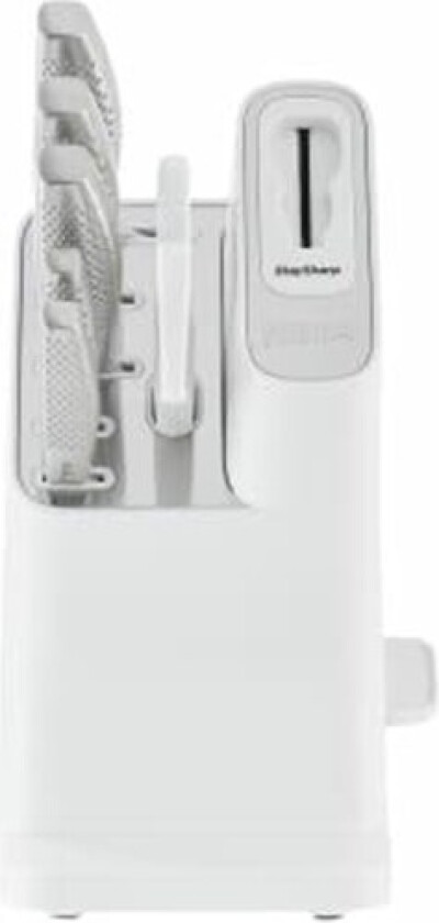 NINJA StaySharp hvit knivblokk med kvern