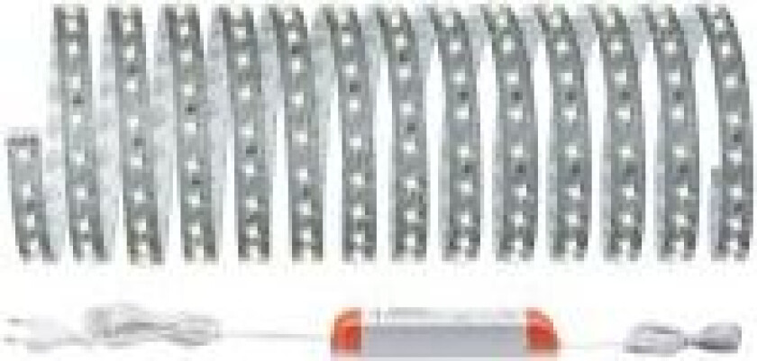 706.04, Universale lysstriper, Innendørs, Sølv, Metall, II, Varm hvit