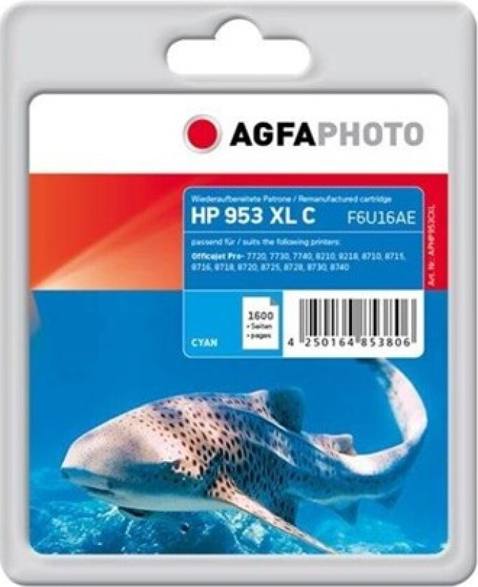 Photo - cyan - compatible - remanufactured - ink cartridge - Blekkpatron Blå