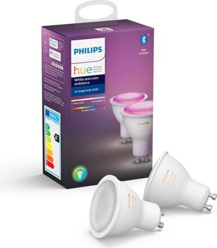 Color Ambiance Smart LED-pære GU10 350 lm 2-pk.