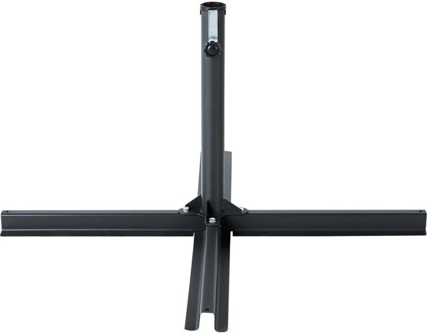 Understell for Hageparasoll Svart Stål 100 x 100 cm Kryssformet Hage