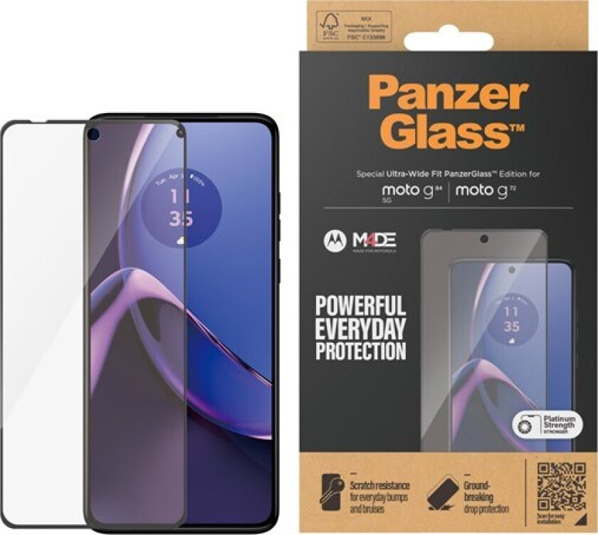 Panzerglass Ultra-wide Fit Motorola Moto G84