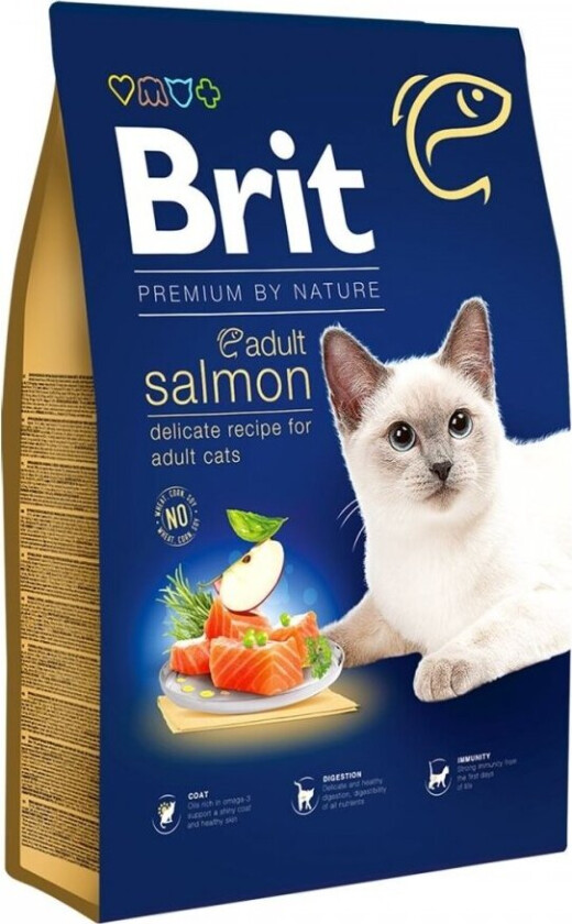 Brit Premium By Nature Cat Adult Salmon (1,5 kg)