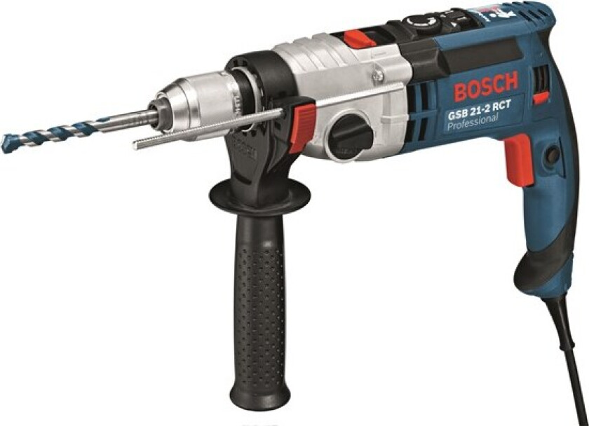 GSB 21-2 RCT Professional - Hammerbor - 1300 W - 2 hastigheter - nøkkelfri borhylse 13 mm - 43 N·m