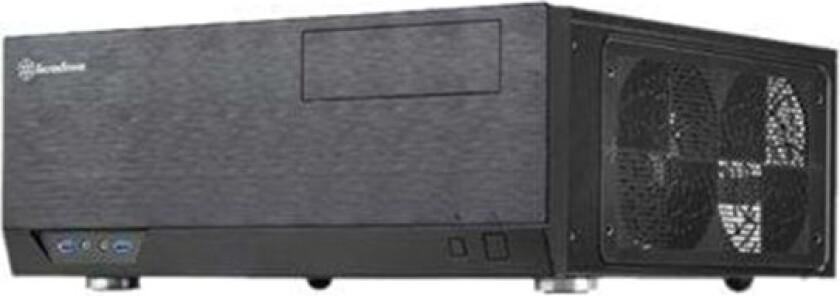 Silverstone Grandia GD09 - Tower - SSI CEB - ingen strømforsyning (ATX / PS/2) - svart - USB/lyd