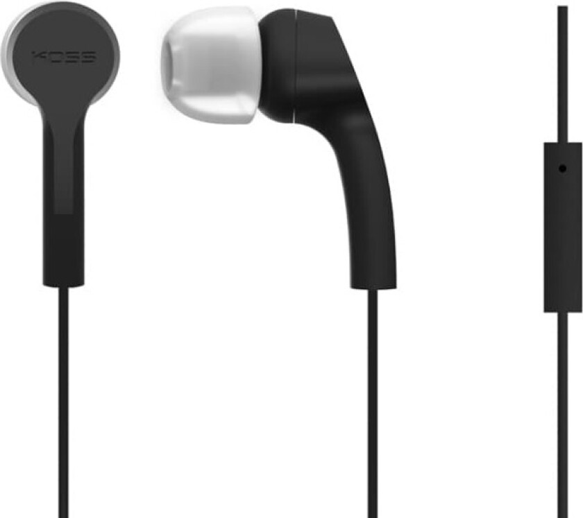 Øreplugger KEB9iK Svart In-Ear med one touch mic
