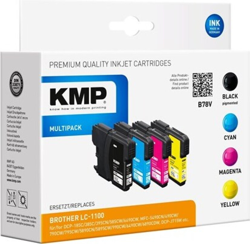 MULTIPACK B78V - Blekkpatron Blå