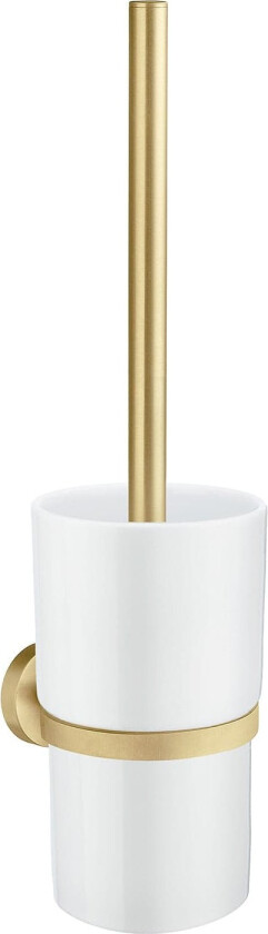 Home toalettbørste, børstet messing