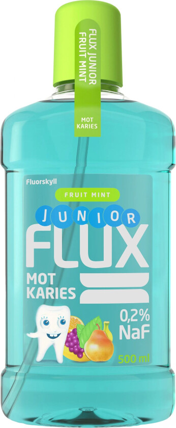 Junior Fluorskyll 0,2 % Fruktmint, 500 ml