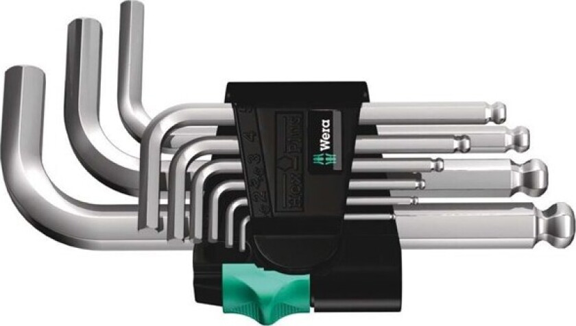 l-key set 950 pks/9 sm n metric chrome-plated 9 pieces