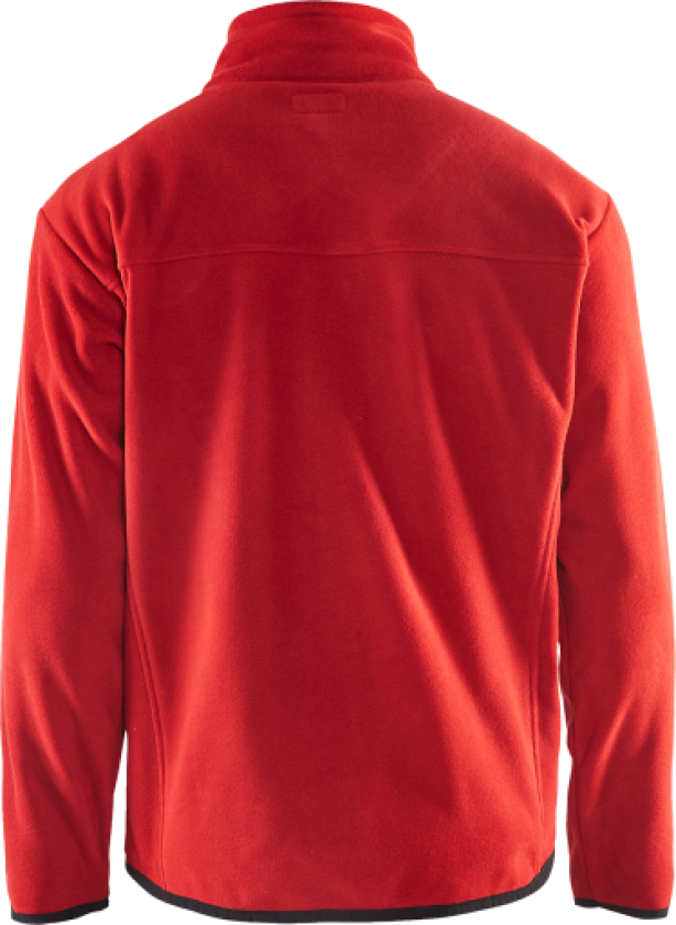 Fleecejakke rød xl
