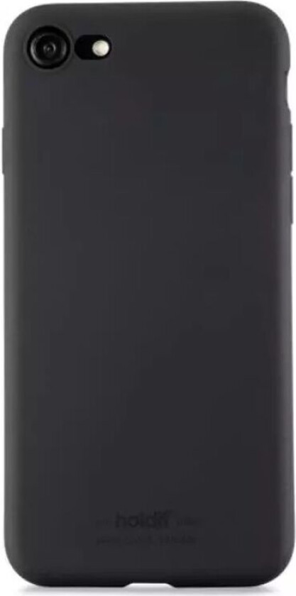 Holdit iPhone SE (2022 / 2020) / 8 / 7 Soft Touch Silikon Deksel - Svart