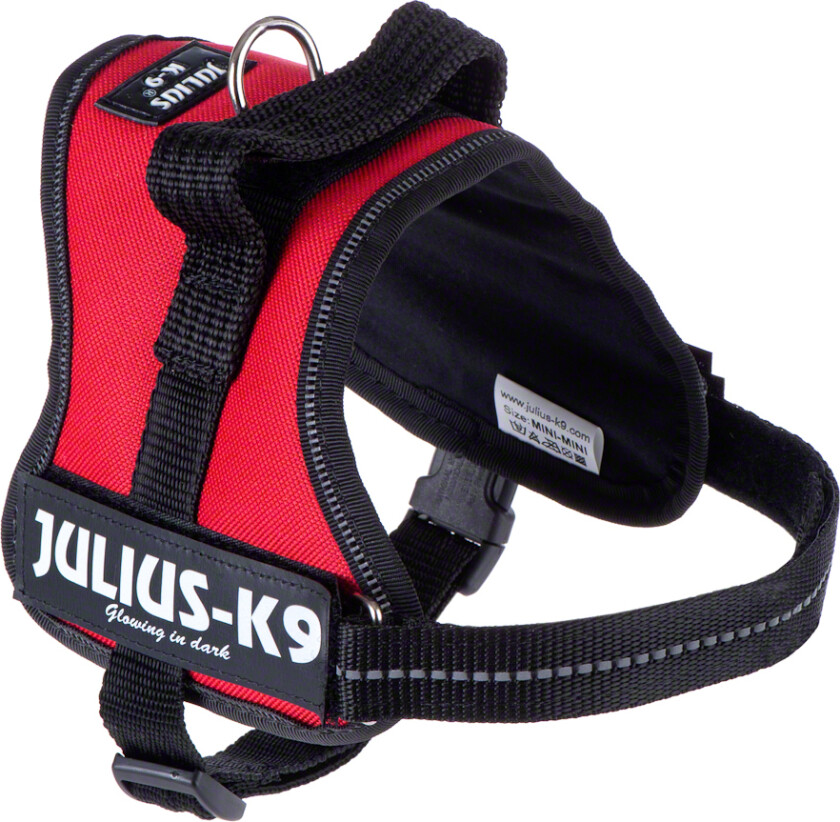 JULIUS-K9®-hundesele, rød - Str. Mini