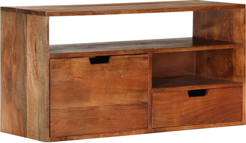 TV-benk 80x30x42 cm heltre akasie