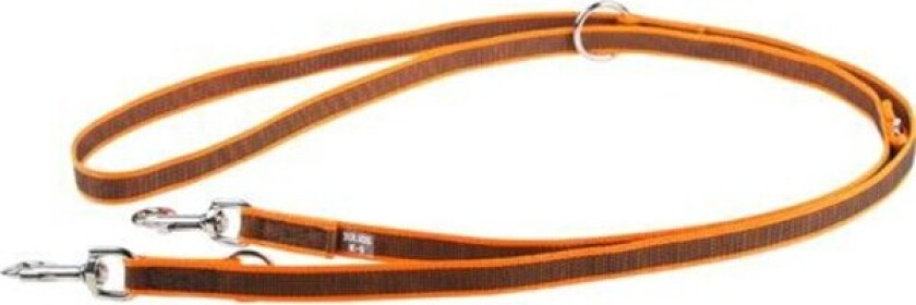 C&G - Super-grip leash - Orange-Gray Width: 0.7/ 20 mm Length:7ft / 2