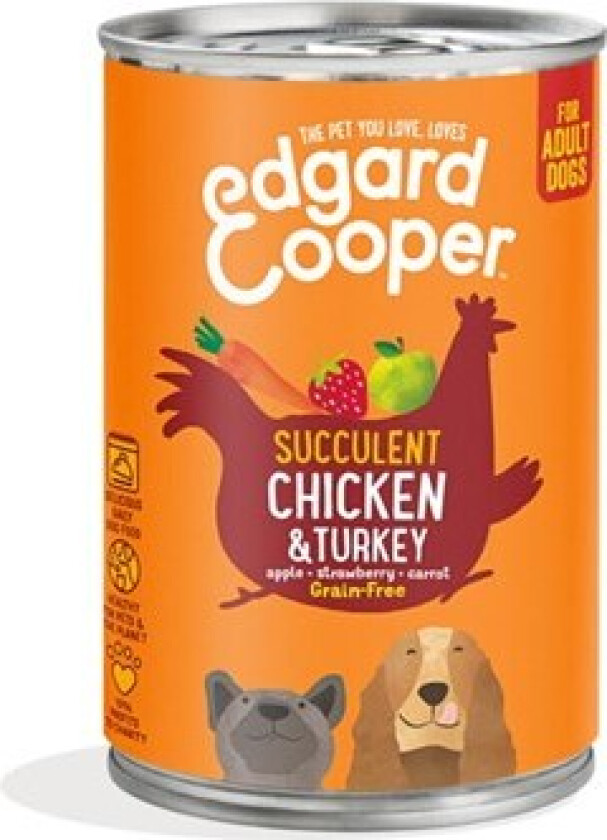 Edgard & Cooper Dog Chicken & Turkey (400 g)