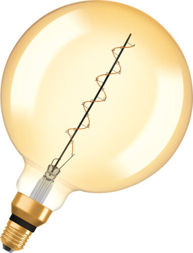 1906 LED gl200 gu spiralfil ul tynn 4,8W/822 E27 dim