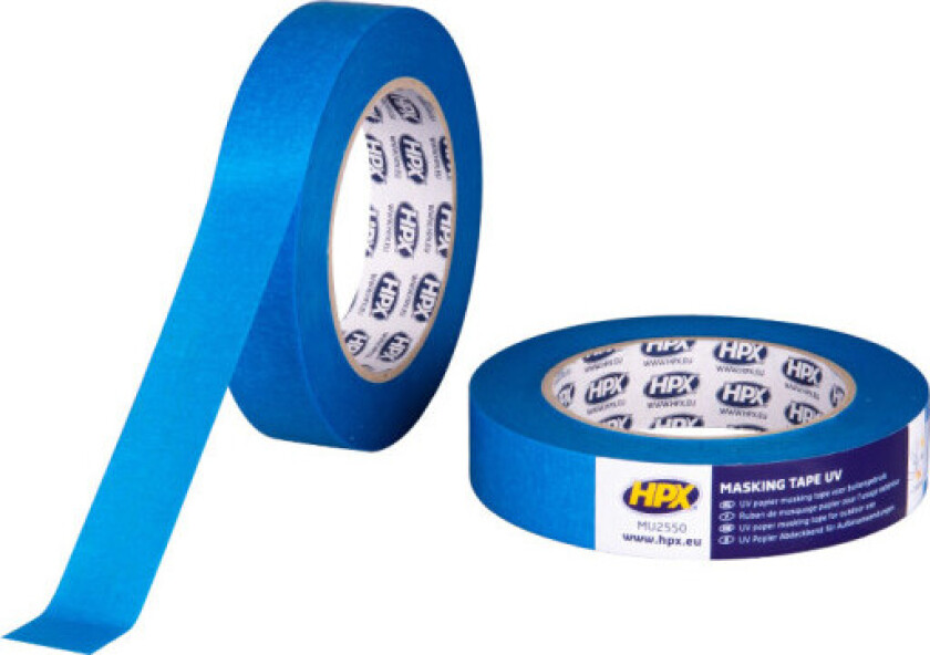 Maskeringstape 25x50m Uv Blå