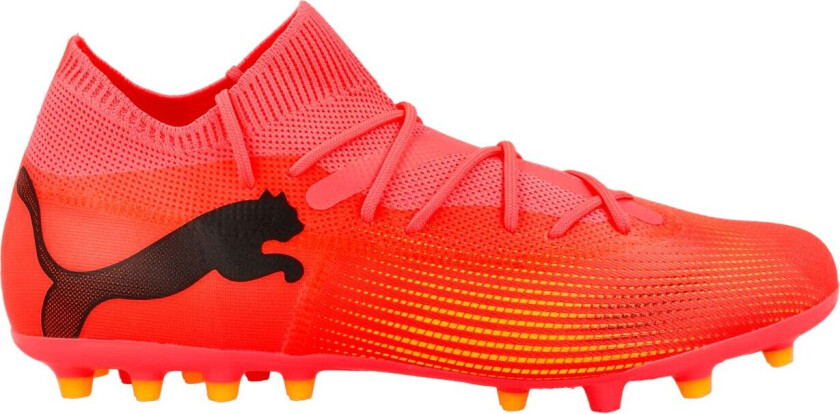 FUTURE 7 Match MG / Q2 24, fotballsko gress og kunstgress, junior Sunset Glow-PUMA Bla