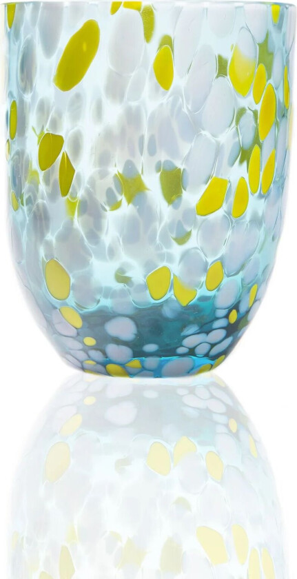 Big Confetti drikkeglass 25 cl Aqua-lemon