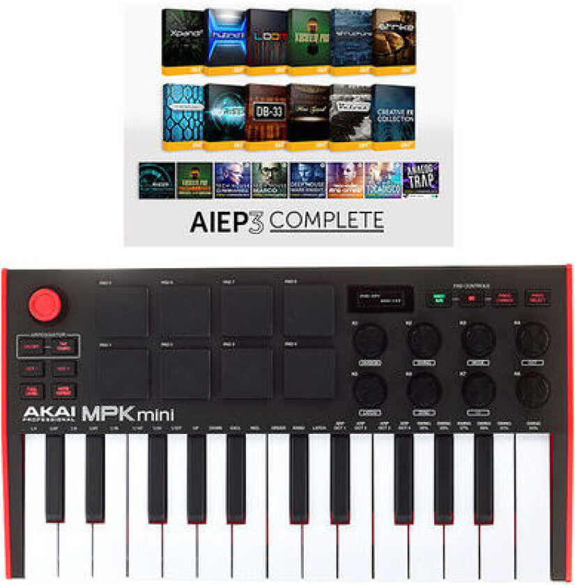 Akai Professional MPK Mini 3 med Decksaver