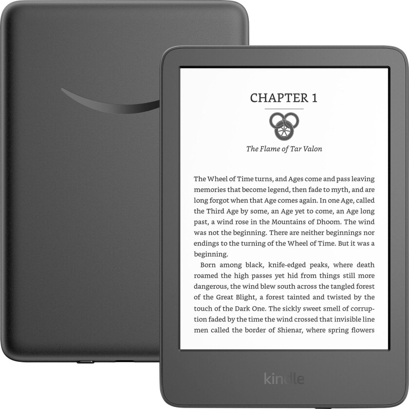 Kindle All-New - 11. generasjon - eBook-leser - 16 GB - 6 monokrom E Ink - berøringsskjerm - Wi-Fi 5, Bluetooth - svart - Lockscreen Ad-Supported