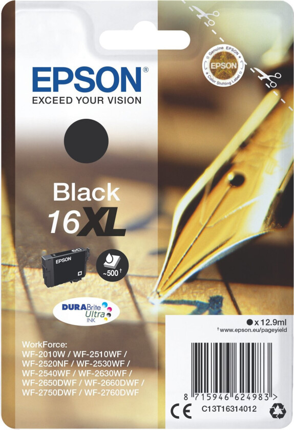 Pen crossword Ink 16XL Black