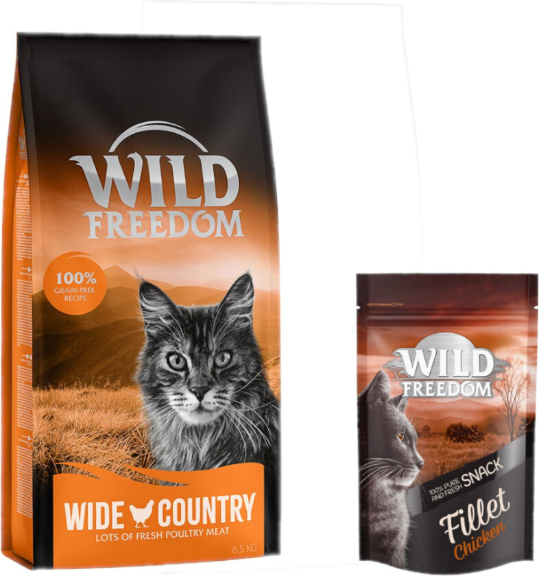 100kr rabatt! 6,5 kg Wild Freedom rabatt - Wide Country - Fjærkre