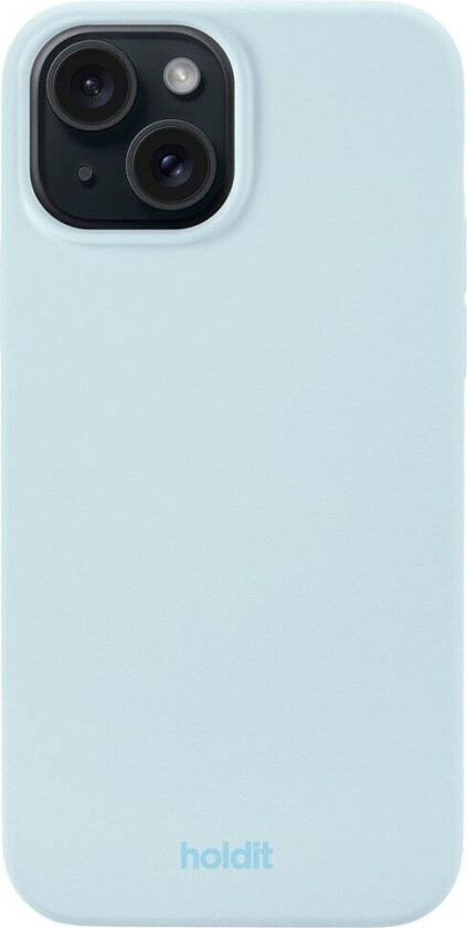 holdit iPhone 13/iPhone 14 Deksel Silikon Mineral Blue