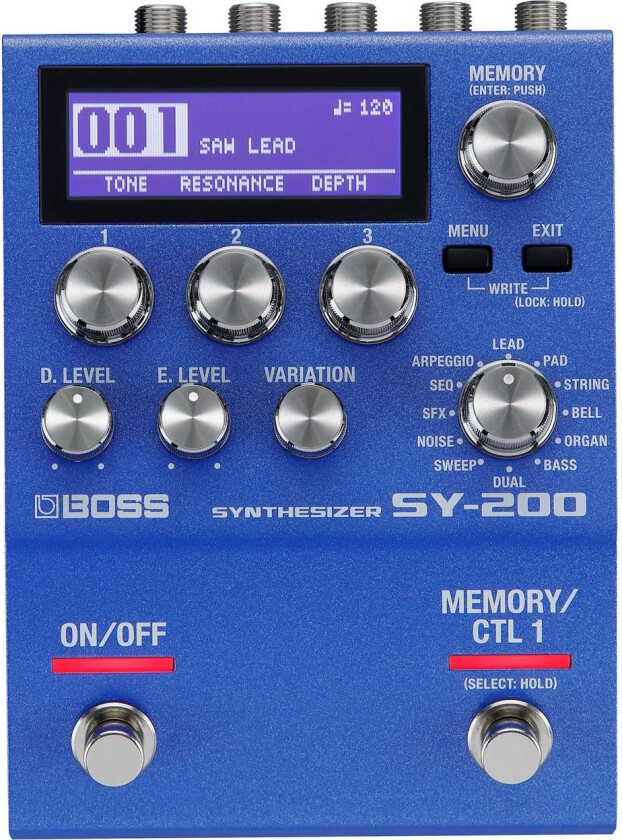 Bilde av Boss SY-200 Gitar/Bass Synthesizer Pedal - Brukt